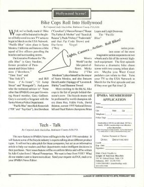 IPMBA News Vol. 5 No. 1 February 1996