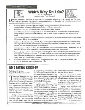 IPMBA News Vol. 6 No. 4  July/August 1997