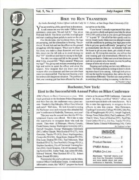IPMBA News Vol. 5 No. 3  July/August 1996