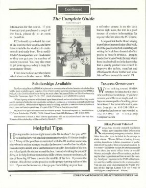 IPMBA News Vol. 5 No. 6  November/December 1996