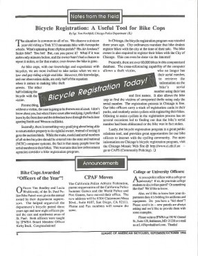 IPMBA News Vol. 5 No. 4  September/October 1996