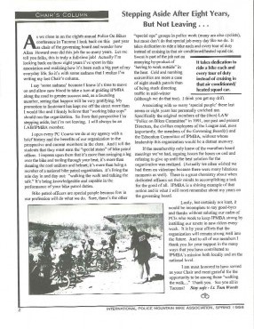 IPMBA News Vol. 7 No. 1  Spring 1998