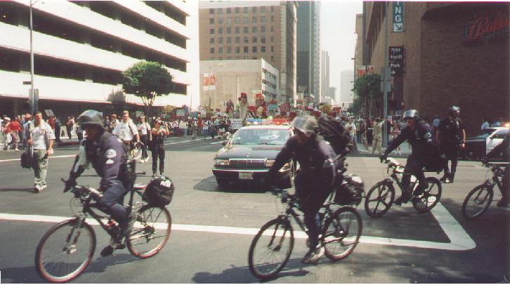 Police Bicycle Use in Crowd Control Situations