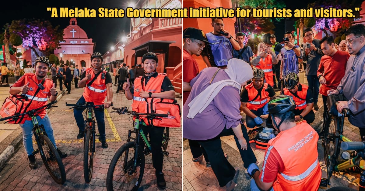Melaka Introduces Cycling Paramedics that Provide First Aid Before Ambulances Arrive
