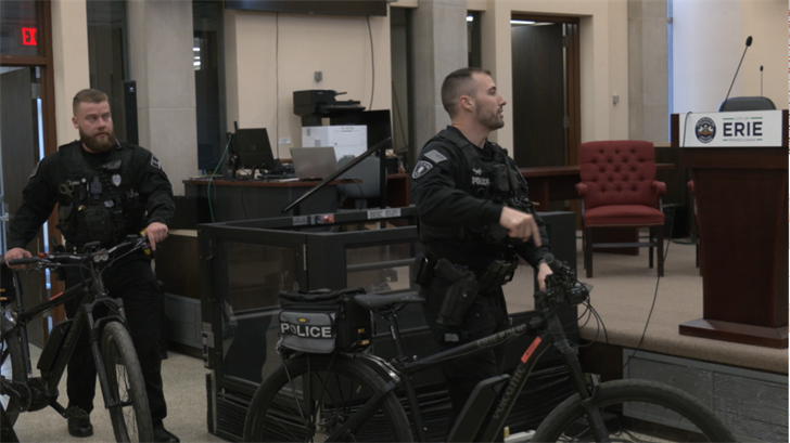 Erie Police Add 10 New E-Bikes to Saturation Unit