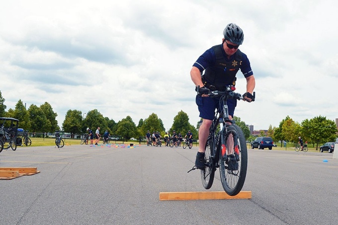 UB course teaches law enforcement on two wheels