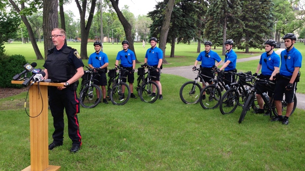 Cadets on bikes will enhance visibility, accessibility