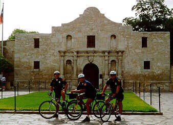 Remembering the Alamo: Foot and Bike Patrols Support Revival