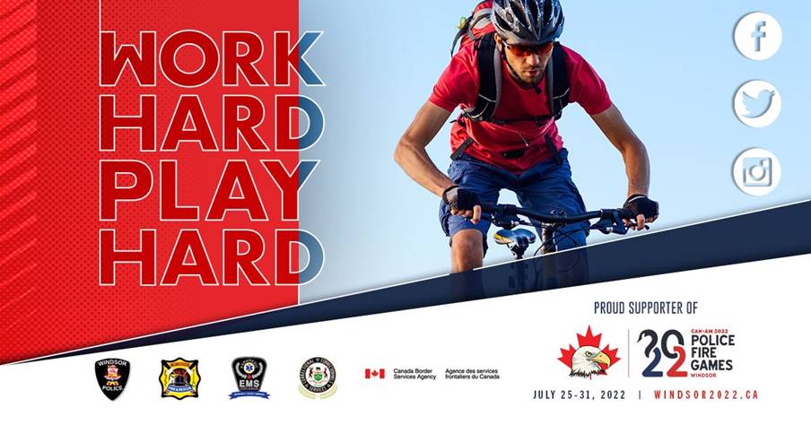 Windsor (ON) Police Invites YOU to the CAN-AM Police-Fire Games!