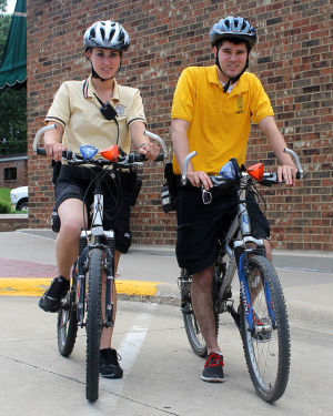 Bike Officers Teach Safety