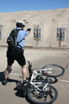 Firearms Training for Police Cyclists