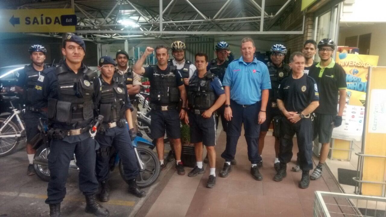 Associação Internacional de Bicicletas de Montanha da Polícia em Belo Horizonte, Brasil