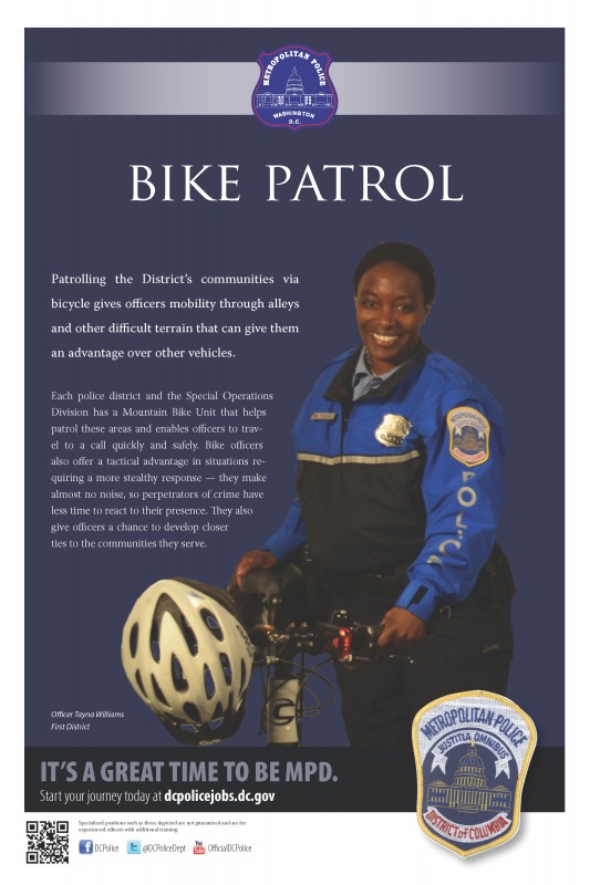 Bicycle Patrol Officer Tayna Williams