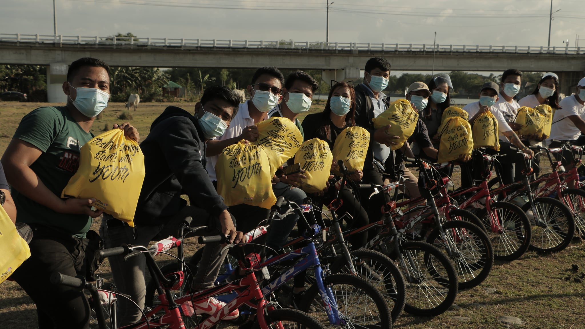 Go provides support for hundreds of Go Bike Project youth responders in Bugallon