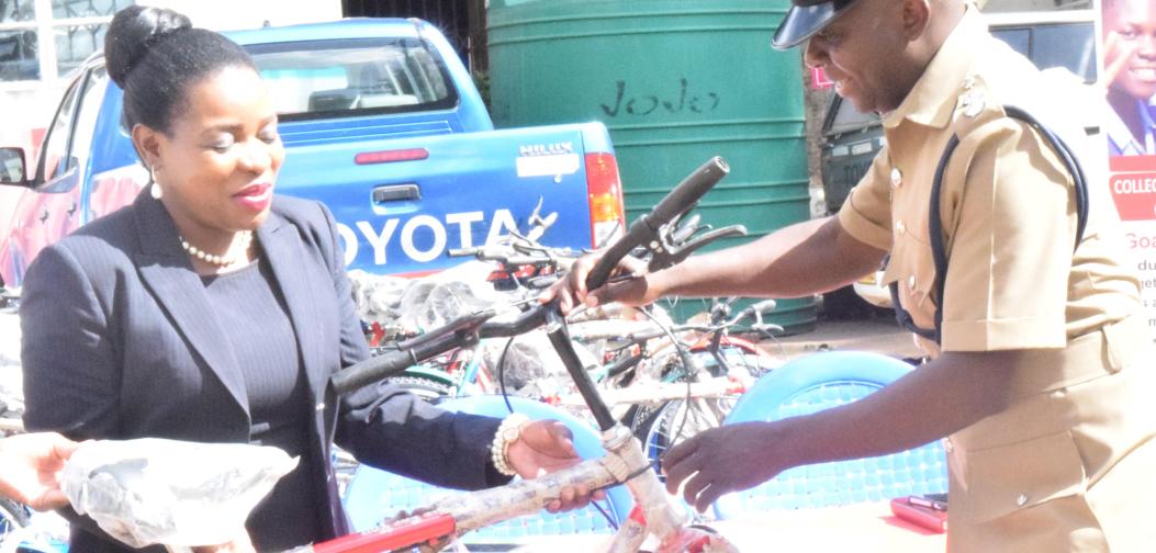 ActionAid Malawi donates bikes to Police, Gender Ministry