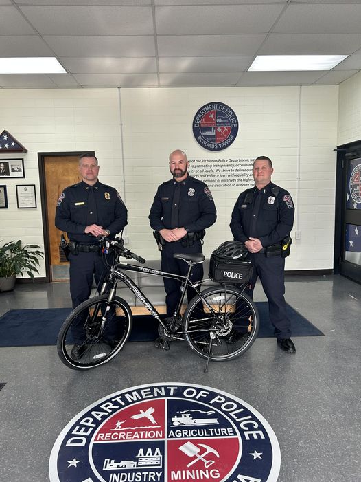Richlands Police Department gets new police bicycles