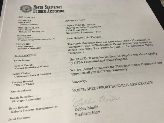 Some Shreveport cops getting bikes — with sirens, lights