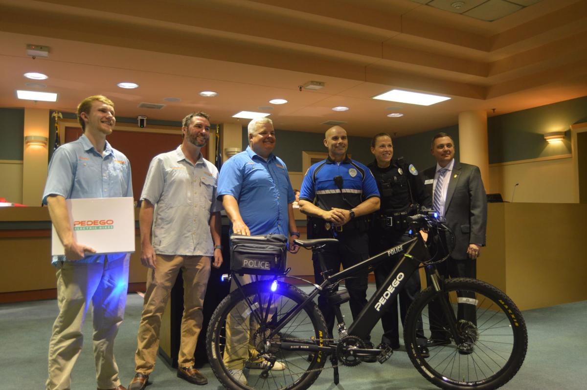 Aiken police receive gift of high-tech electric bicycle