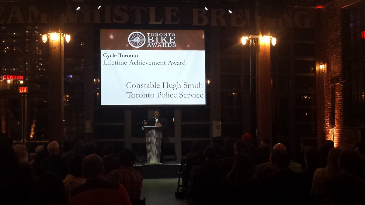 Veteran bike cop, cycling advocate honoured for his role in changing the game for Toronto cyclists