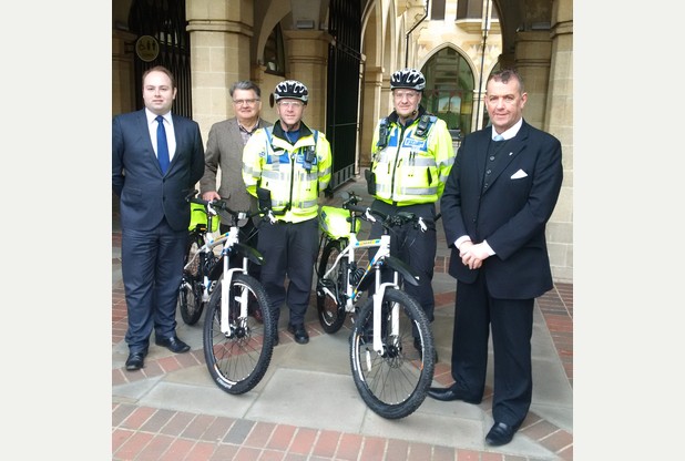 Local Councillors fund new bikes for police in Northampton
