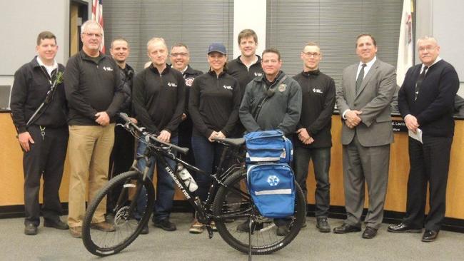 Elmhurst medics to be on bicycle at spring, summer events