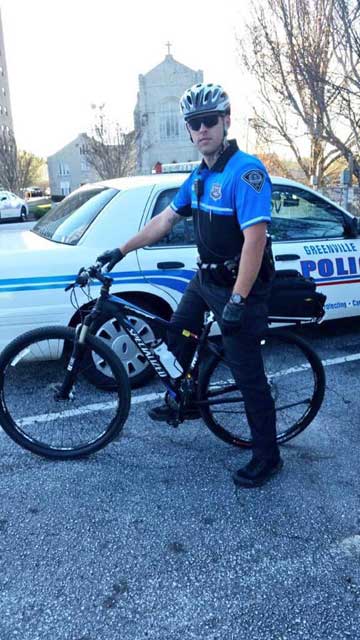 Greenville Expands Bicycle Patrols into Neighborhoods