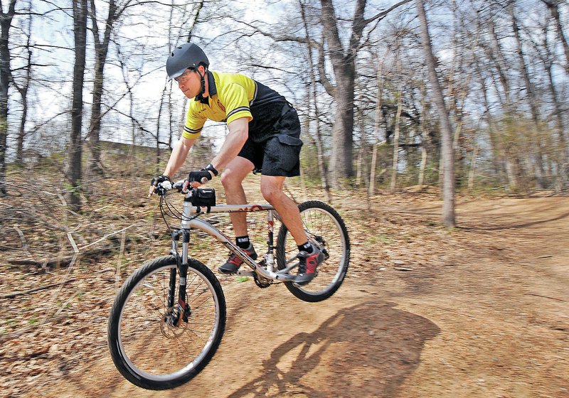 Bentonville Fire Department Bike Team Trains On Trails