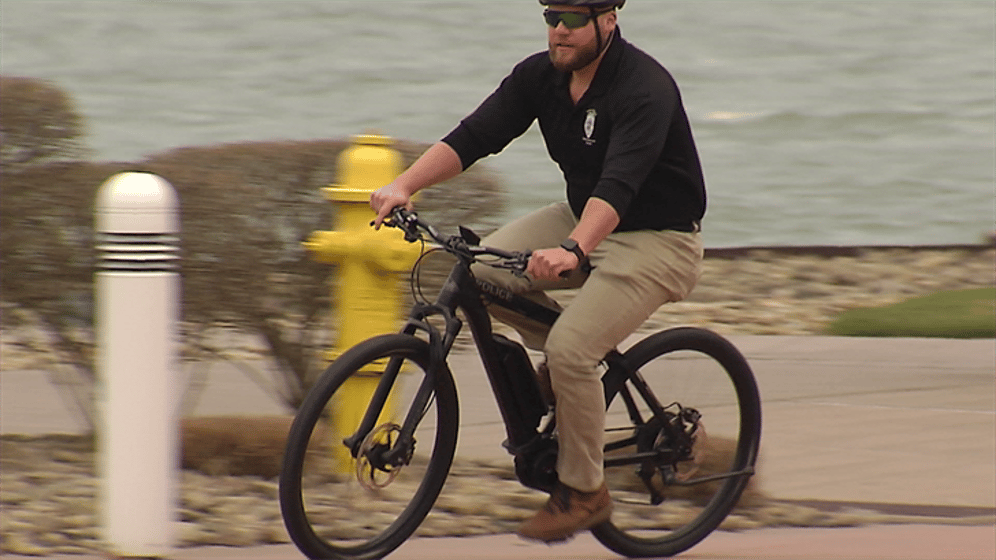 Erie Police Department Tests Out New Electric Bikes Ahead of CelebrateErie