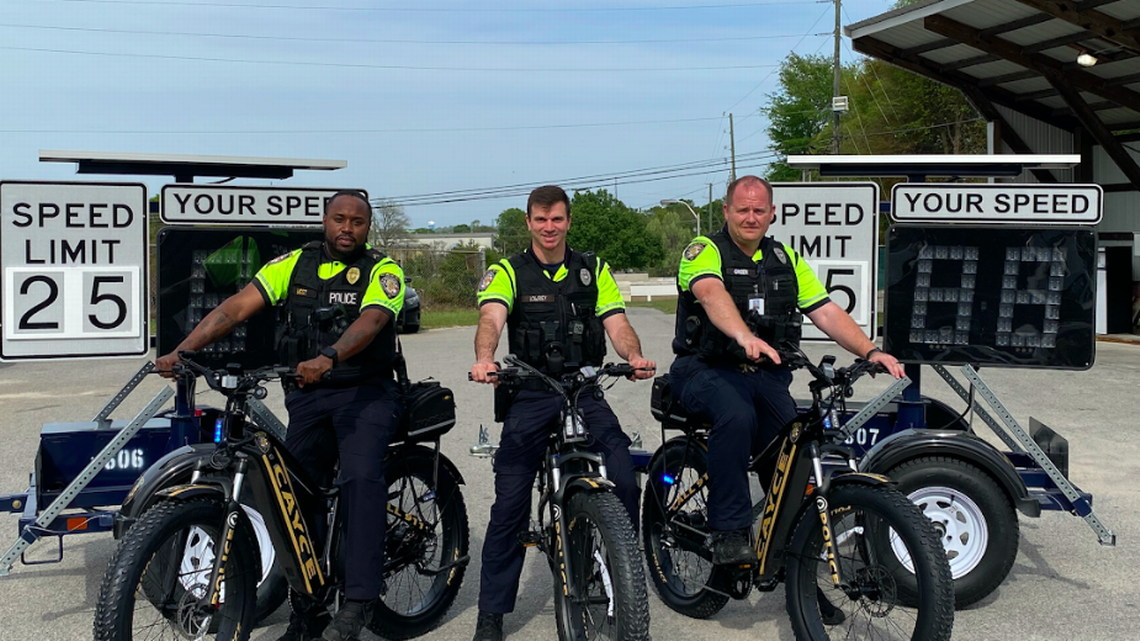 Cayce police get new ‘E-bikes’ to patrol city and other tools to decrease speeding