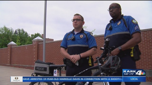 Two LRPD officers certified to teach bike patrol