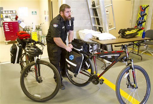 Cody EMTs hit the streets on bicycles to provide prompt care