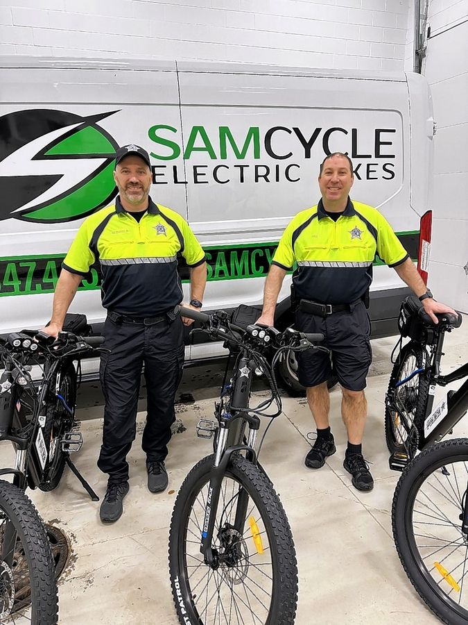 E-bikes are gaining in popularity, especially with local police departments