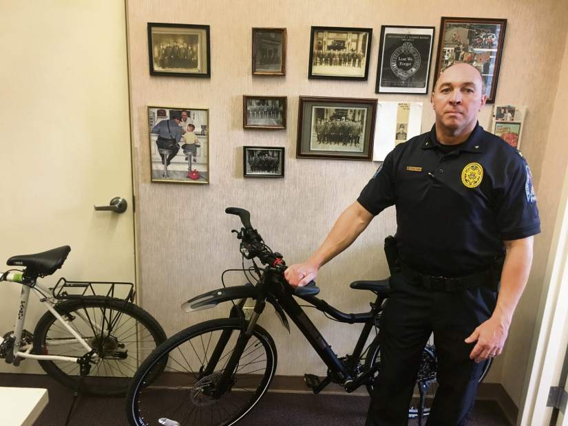 Police will once again ride bikes through Sharpsburg