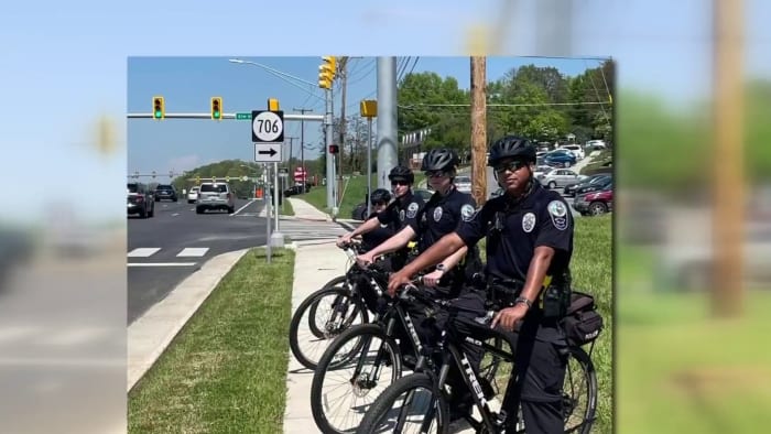 Bike patrol units used to deter distracted driving on Electric Road in Roanoke County