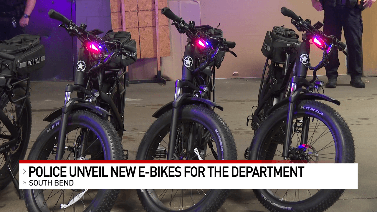 South Bend Police Department adds e-bikes for officers
