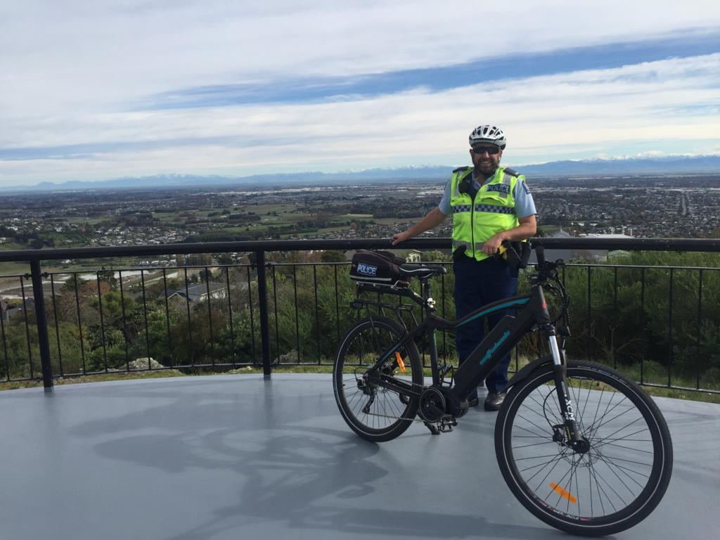 Christchurch police the country’s first to use e-bikes