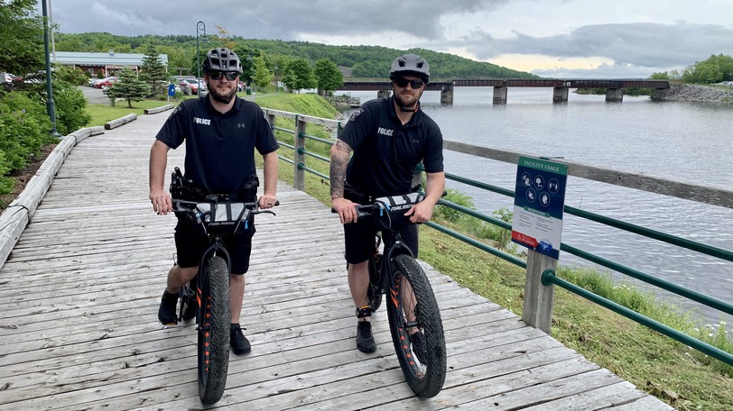 Woodstock Police Force’s foot and bike patrols return for another year