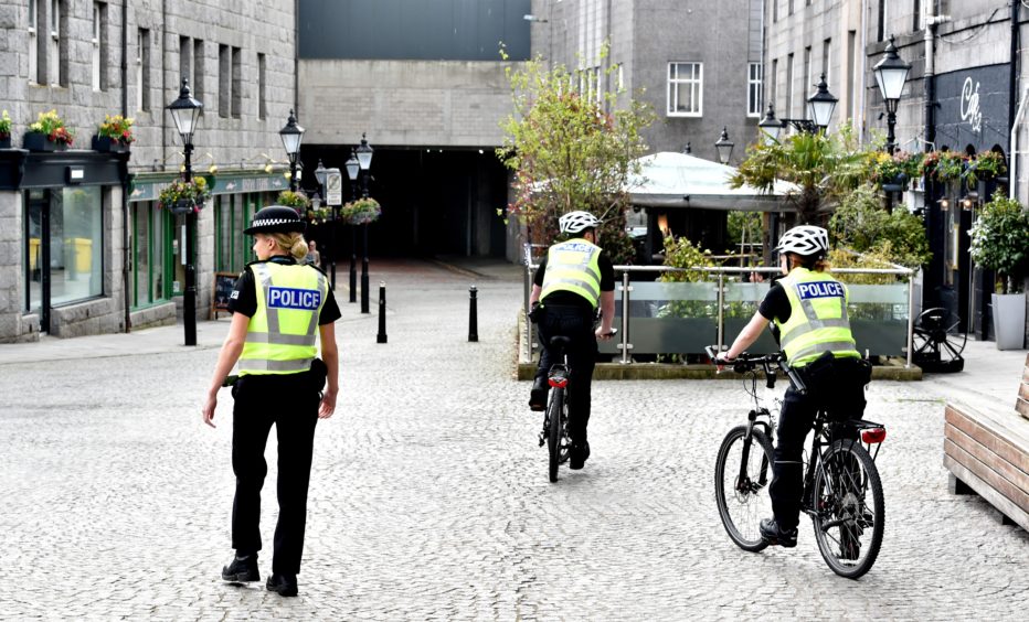 Police get on their bikes to put brakes on Aberdeen crime rate