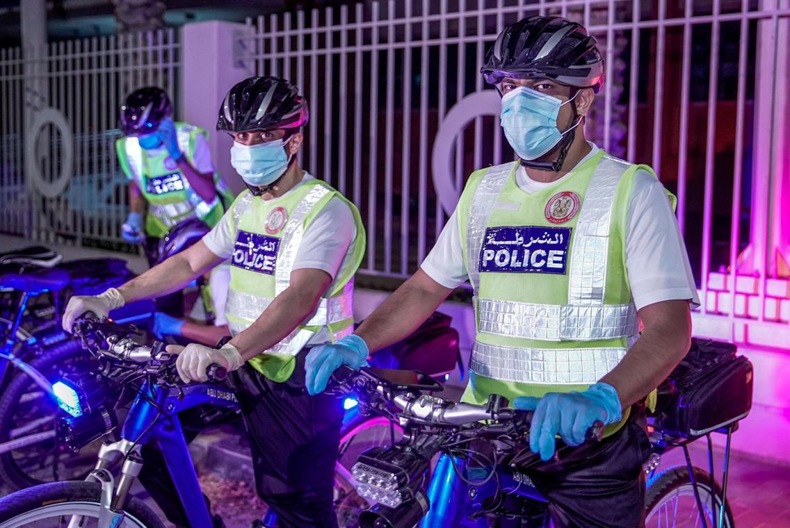 Coronavirus: on the beat with Abu Dhabi’s bike patrols