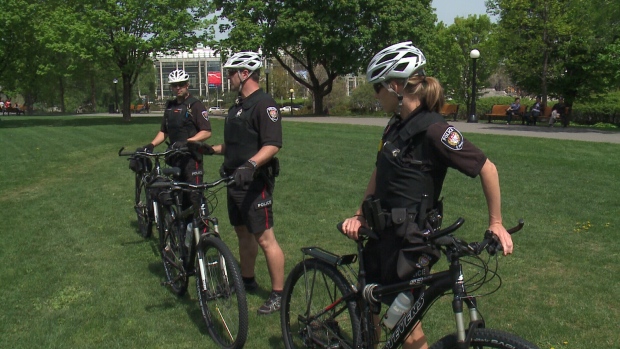 Police use pedal power to fight crime