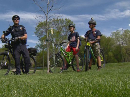 Traffic cop turns police escort for 8th grader