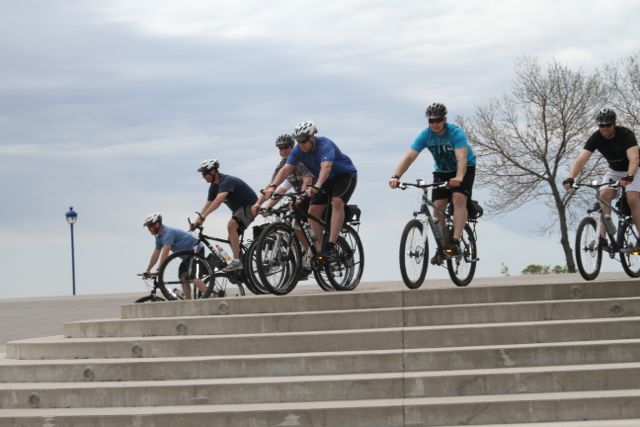 Police Bike Patrol in training
