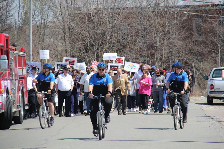 Mansfield Police pedal for justice and community