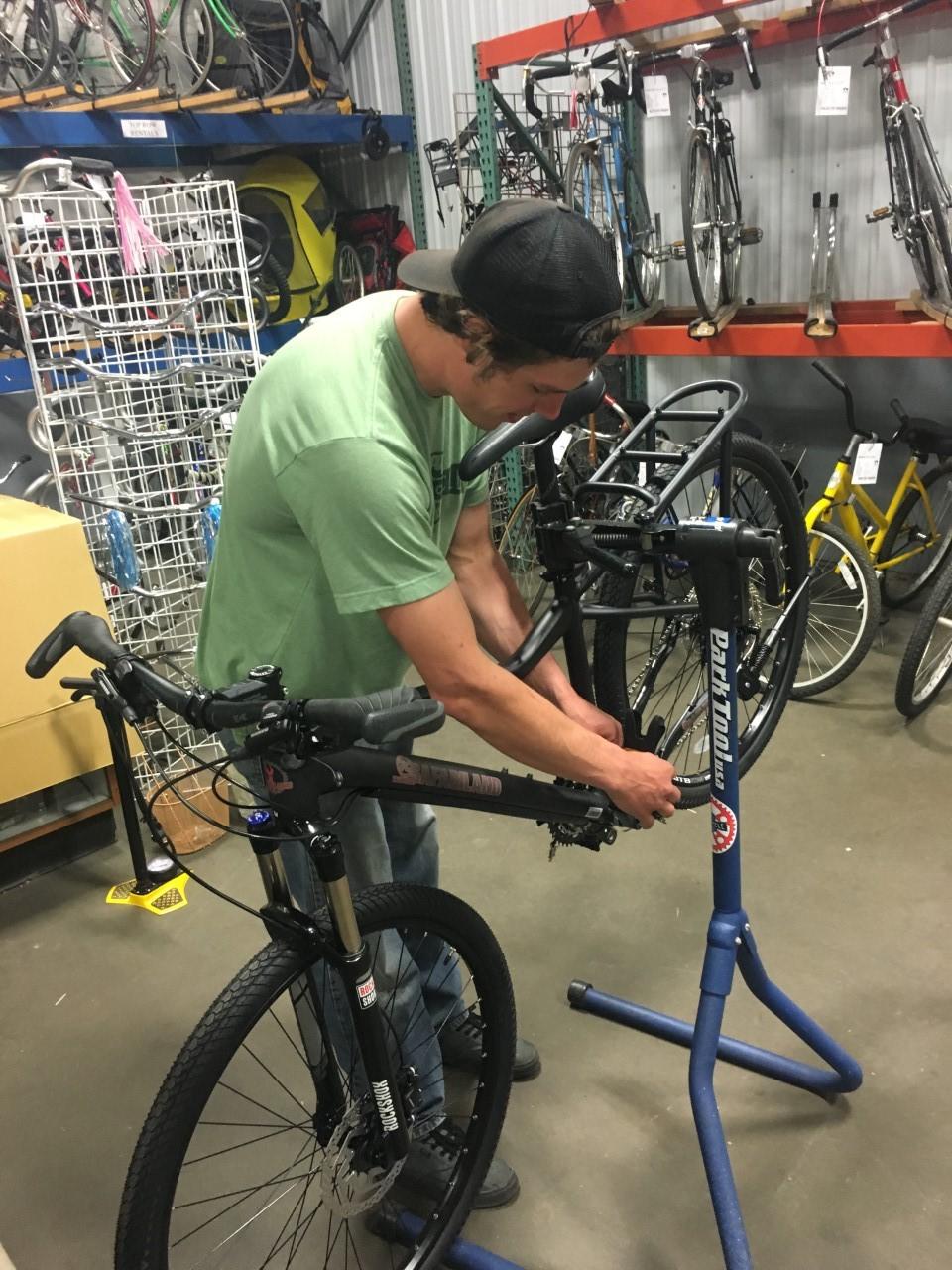 Police bicycles for Cleveland RNC are Delivered and Being Readied