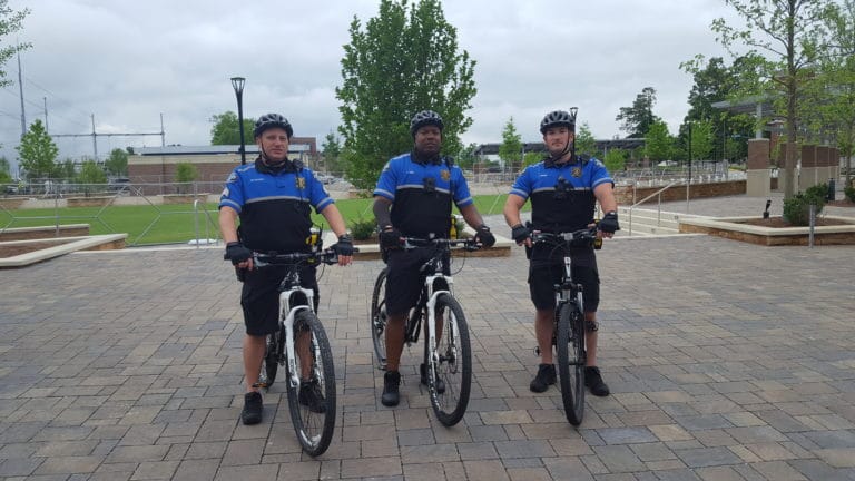 City Springs debuts pedal-powered police patrol