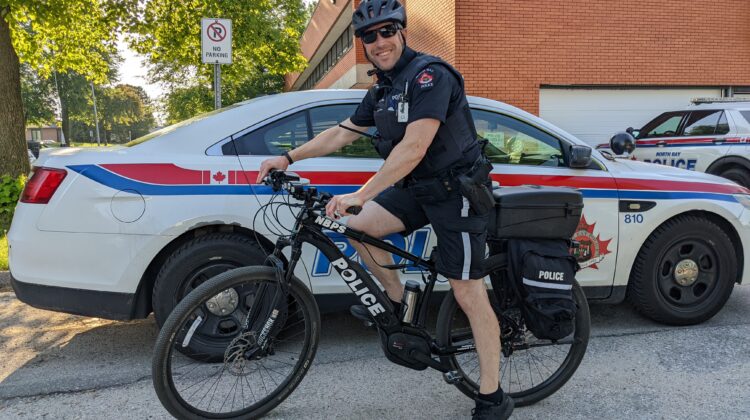 City police bicycle patrols on the road again