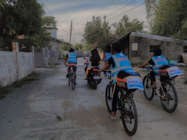 In Pangasinan, youth volunteers bike to answer community’s healthcare needs