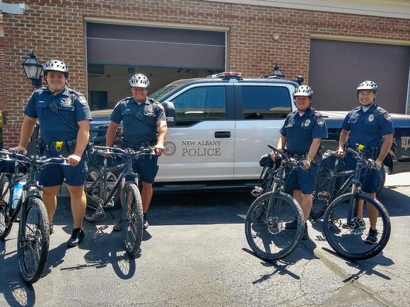 More New Albany officers rolling out on bike patrol