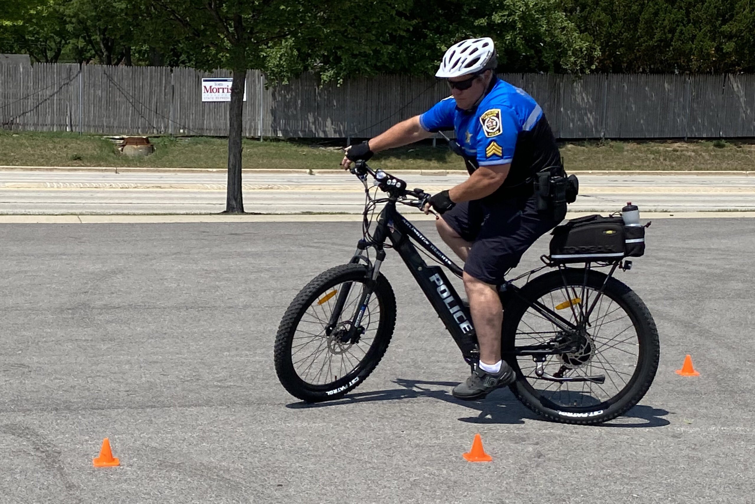 Farther, Faster: Arlington Heights Police Partner With Samcycle Electric Bikes