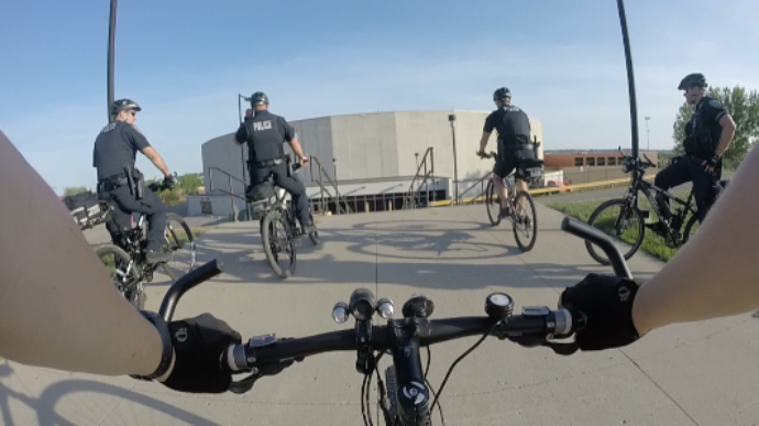 Minot police officers transition from four wheels to two